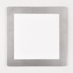 LED-kattovalaisin Trio Morgan, 45x45cm, mattamusta/kulta