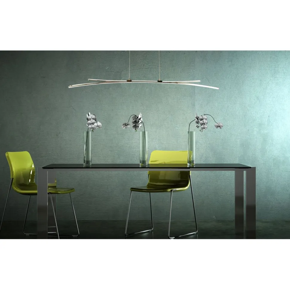 LED-kattovalaisin Aneta Lighting Svala 114 kromi/valkoinen