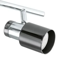 LED-kattovalaisin Davida 1 390x70 mm 2-osainen musta/nikkeli