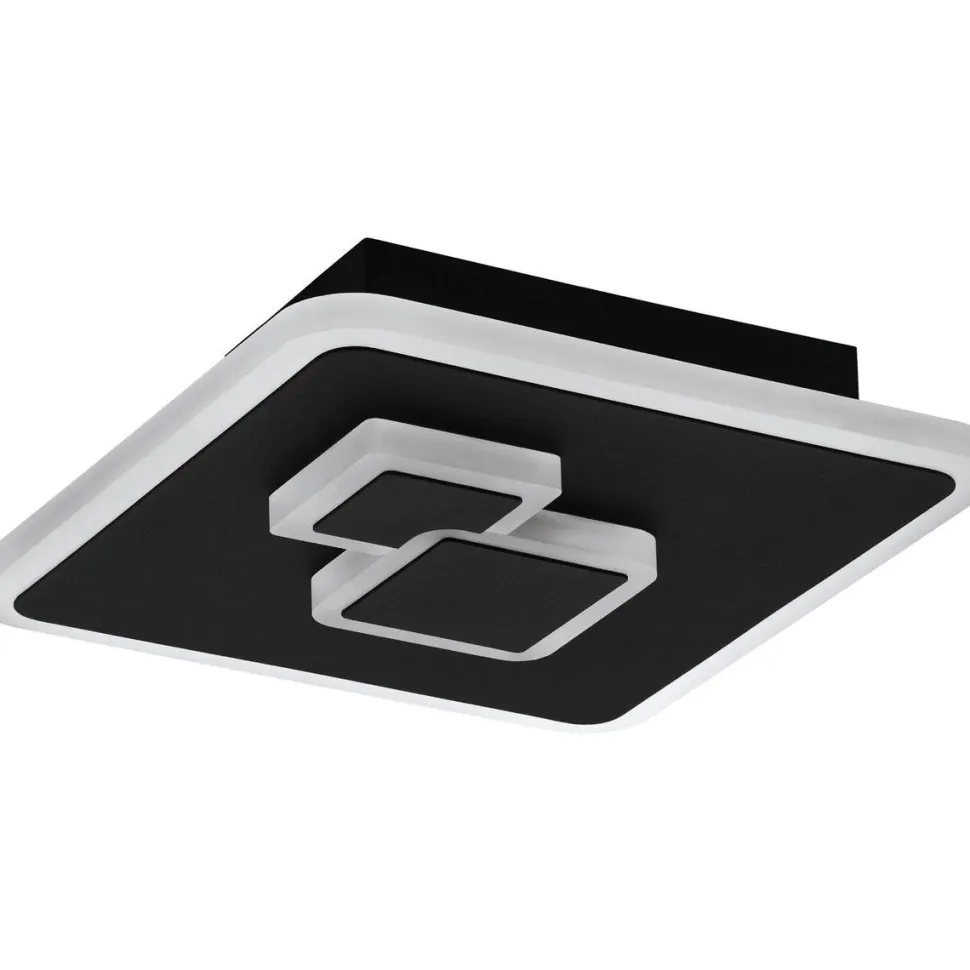 LED-Kattovalaisin Eglo Cadegal 20x20cm musta
