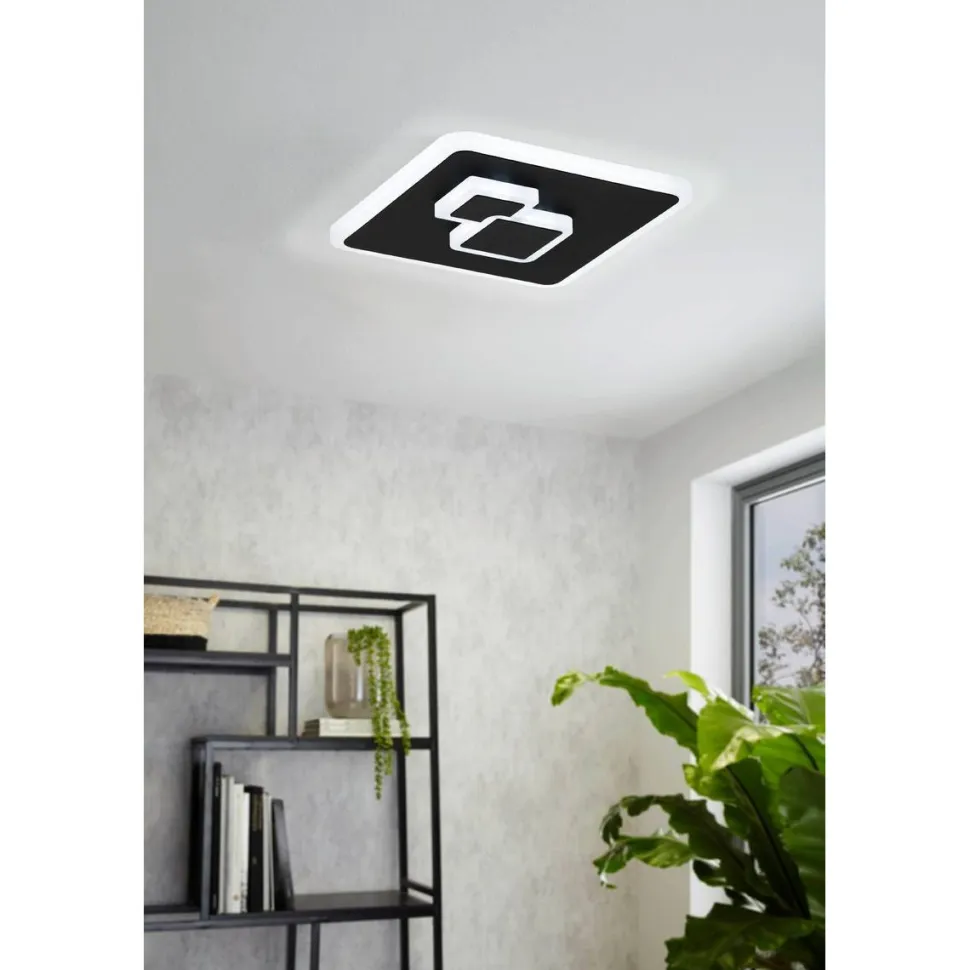 LED-Kattovalaisin Eglo Cadegal 20x20cm musta