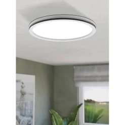 LED-Kattovalaisin Eglo Lazaras Ø45cm valkoinen RGB/CCT