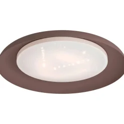 LED-Kattovalaisin Eglo Penjamo 6,5x46,5cm ruskea/valkoinen