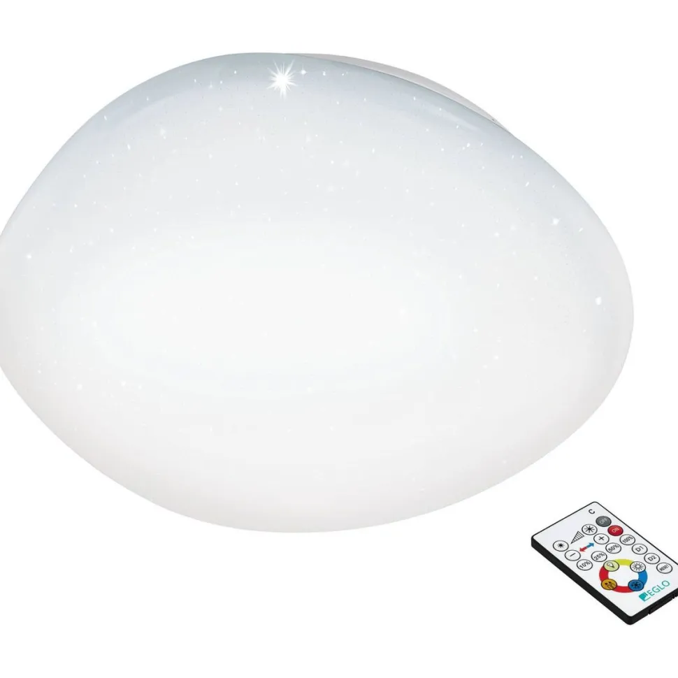 LED-Kattovalaisin Eglo Sileras Ø60cm valkoinen himmennettävä