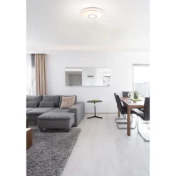 LED-kattovalaisin Globo Connor CCT Ø40 cm valkoinen