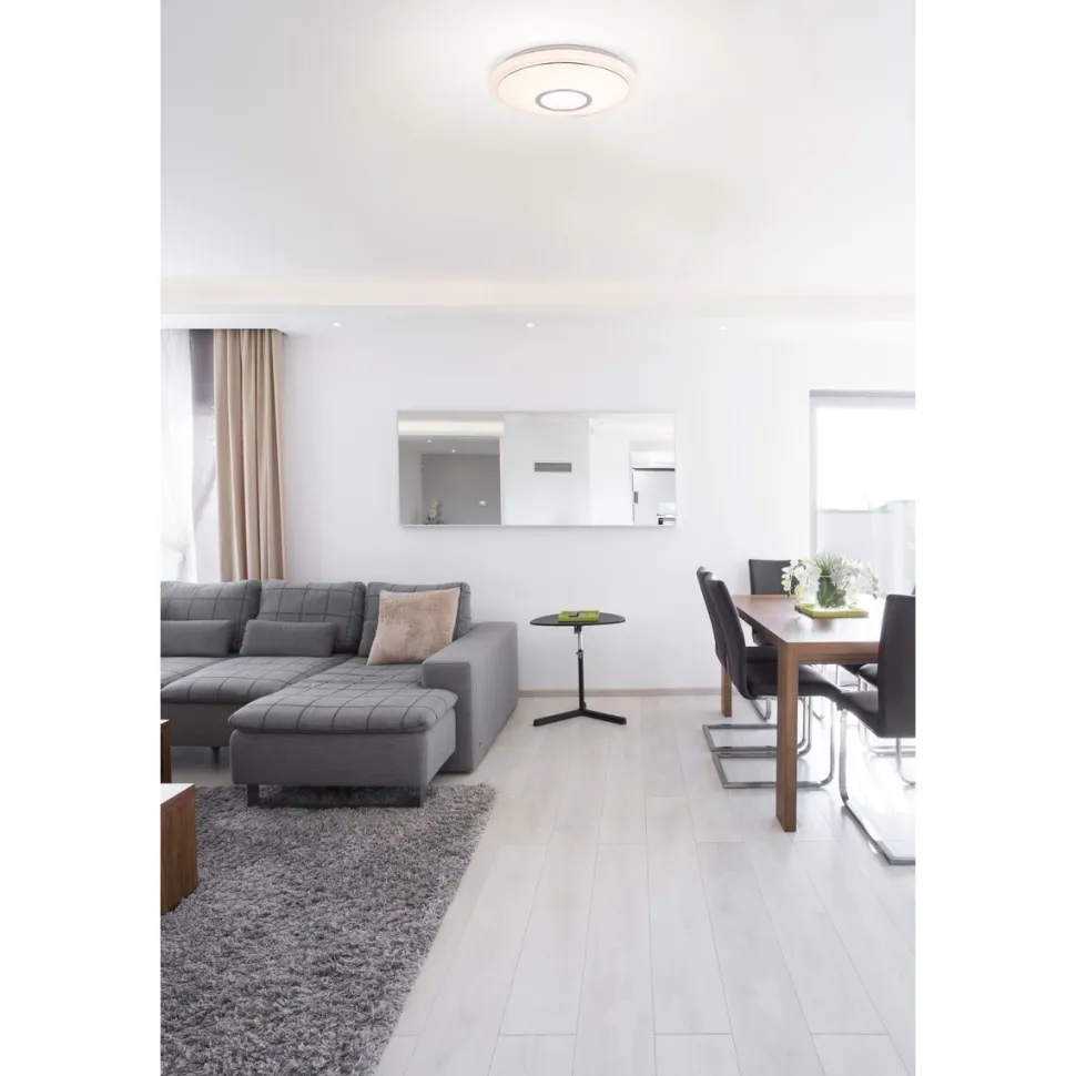 LED-kattovalaisin Globo Connor CCT Ø40 cm valkoinen