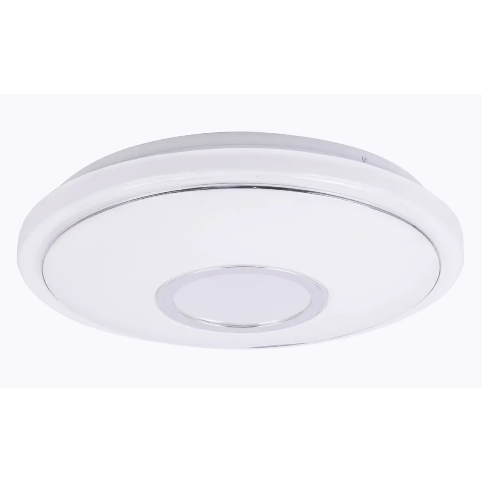 LED-kattovalaisin Globo Connor CCT Ø40 cm valkoinen