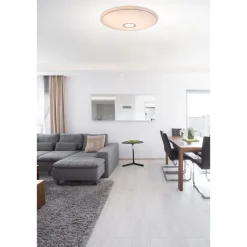 LED-kattovalaisin Globo Connor CCT Ø68 cm valkoinen