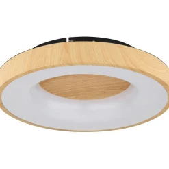 LED-kattovalaisin Globo Jolli Ø40cm, 2700-6000K, himmennettävä, musta