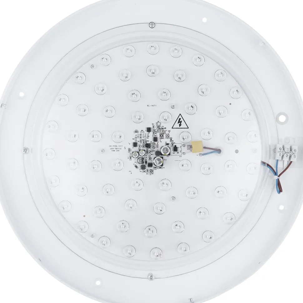 LED-kattovalaisin Globo Manni Ø38.5cm, 2700-6000K, himmennettävä, musta/pronssi