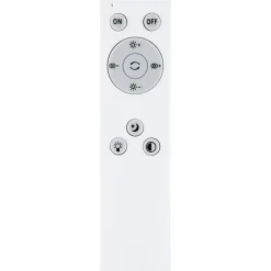 LED-kattovalaisin Globo Manni Ø38.5cm, 2700-6000K, himmennettävä, musta/pronssi