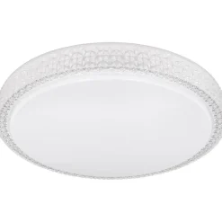 LED-kattovalaisin Globo Ovi CCT Ø30 cm valkoinen