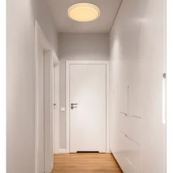 LED-kattovalaisin Globo Ovi CCT Ø30 cm valkoinen