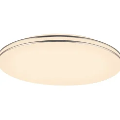 LED-kattovalaisin Globo Pierre CCT Ø53 cm valkoinen