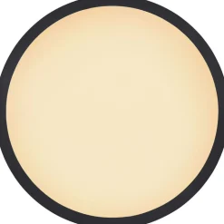 LED-kattovalaisin Globo Sapana IP44 Ø29,4 cm musta