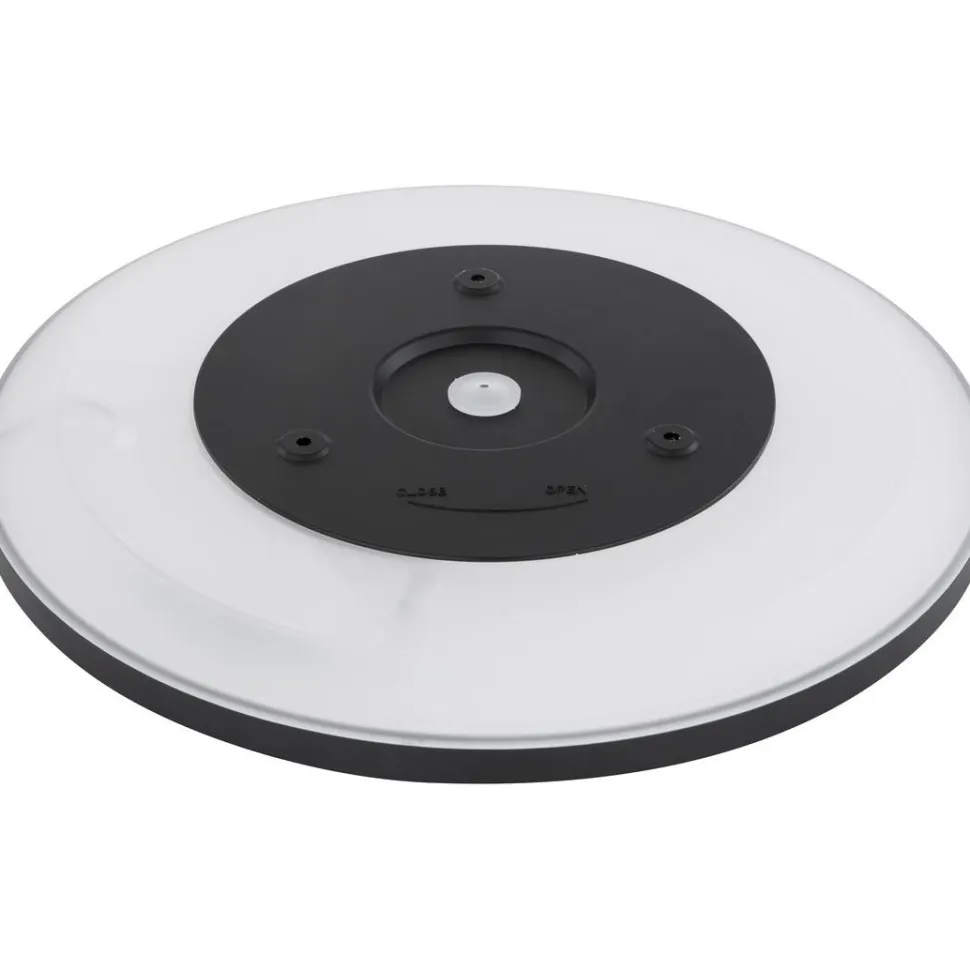 LED-kattovalaisin Globo Sapana IP44 Ø29,4 cm musta