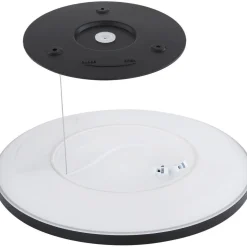 LED-kattovalaisin Globo Sapana IP44 Ø29,4 cm musta