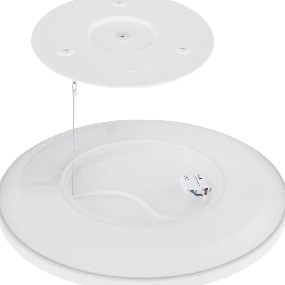 LED-kattovalaisin Globo Sapana IP44 Ø29,4 cm musta