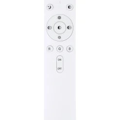 LED-kattovalaisin Globo Sully Ø41cm, 24W, 3000-6500K, sateenkaariefekti, valkoinen