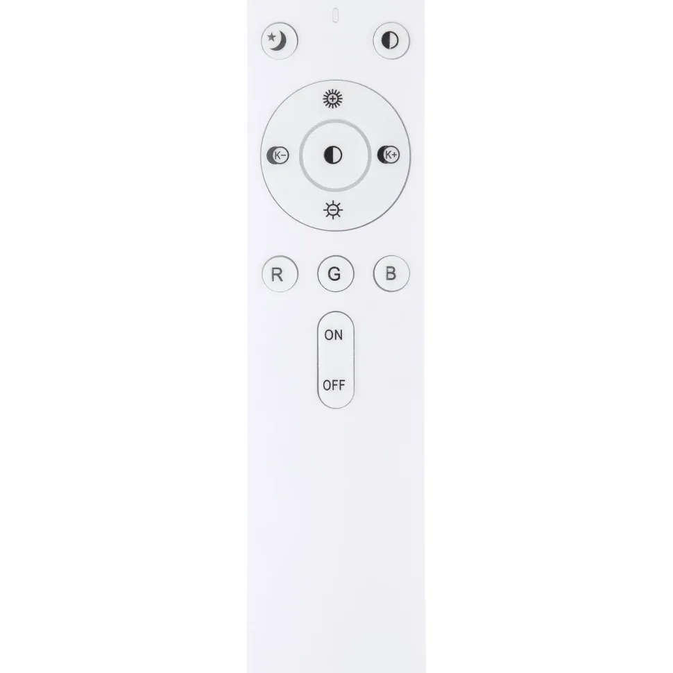 LED-kattovalaisin Globo Sully Ø41cm, 24W, 3000-6500K, sateenkaariefekti, valkoinen