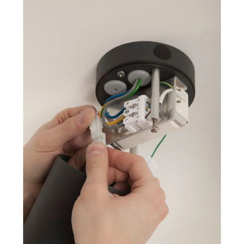 LED-kattovalaisin Hide-a-lite Milo XL Down antrasiitti 3000K