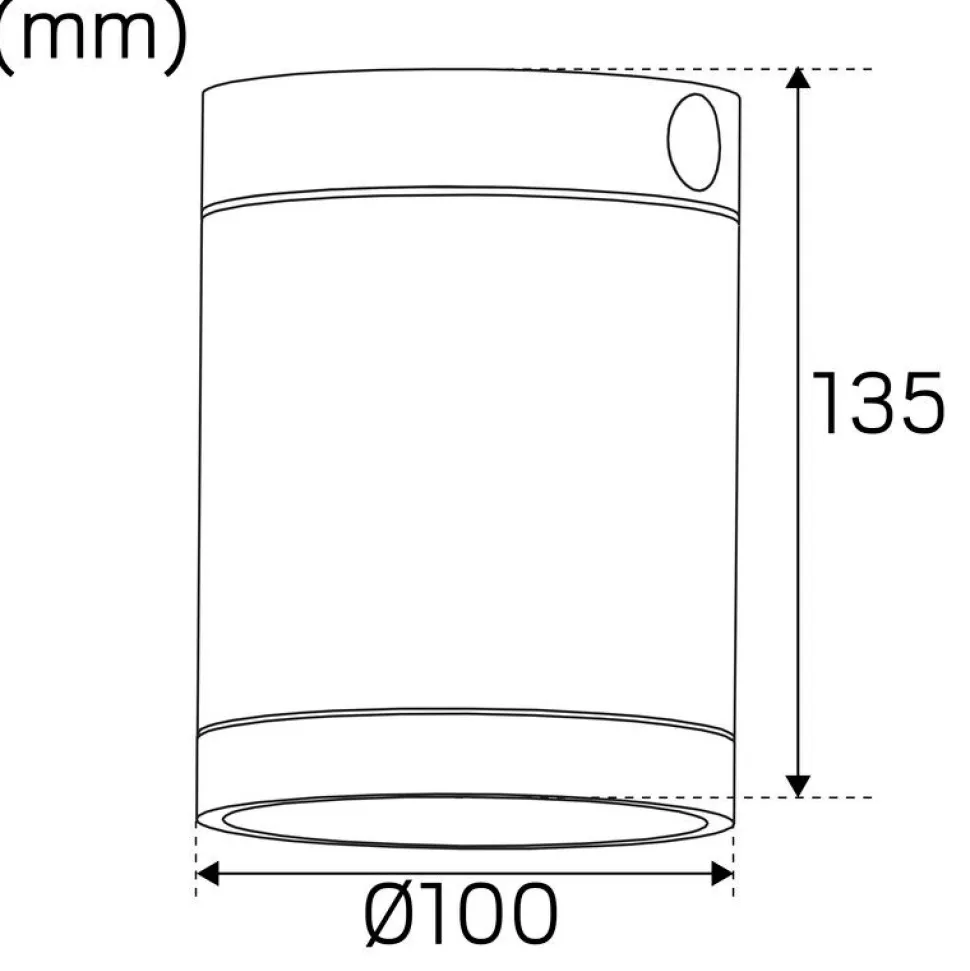 LED-kattovalaisin Hide-a-lite Milo XL Down valkoinen 3000K