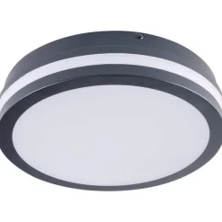 LED-kattovalaisin Kanlux Beno IP54 Ø26 cm valkoinen