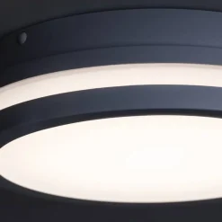 LED-kattovalaisin Kanlux Beno liiketunnistimella IP54 Ø26 cm antrasiitti