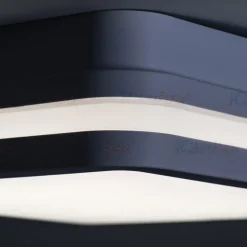 LED-kattovalaisin Kanlux Beno liiketunnistimella IP54 26x26 cm valkoinen
