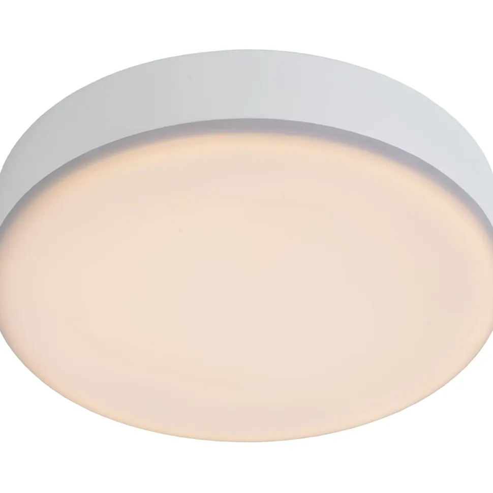 LED-kattovalaisin Lucide Ceres-LED Ø215 cm IP66 valkoinen