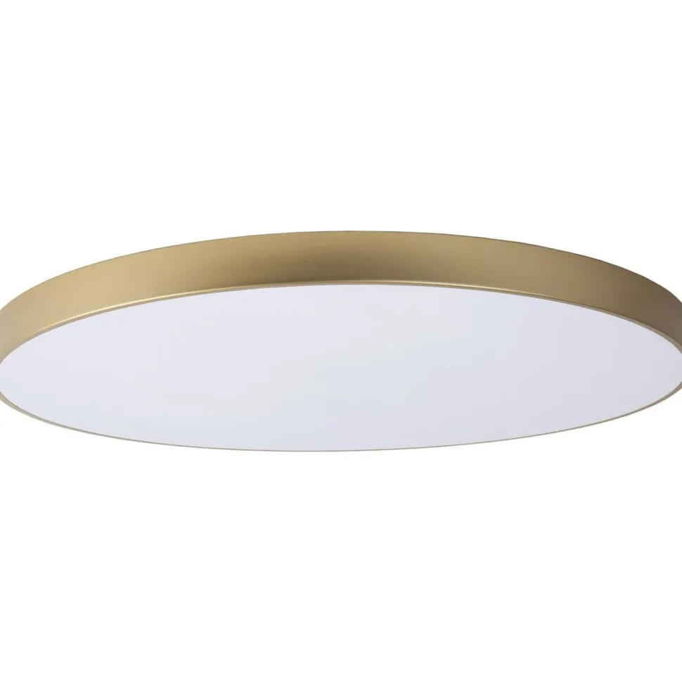 LED-kattovalaisin Lucide Unar Ø20cm, himmennettävä, 2700K, mattakulta