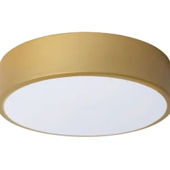 LED-kattovalaisin Lucide Unar Ø20cm, himmennettävä, 2700K, mattakulta