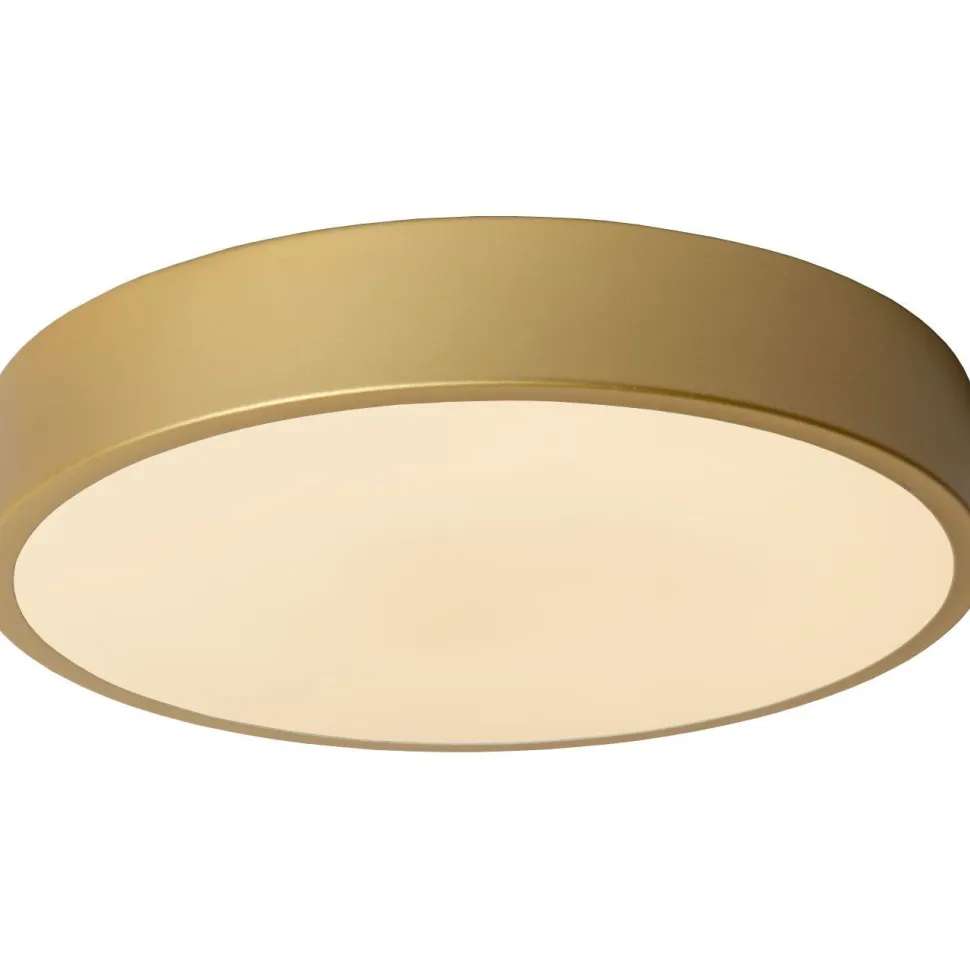 LED-kattovalaisin Lucide Unar Ø20cm, himmennettävä, 2700K, mattakulta