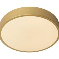 LED-kattovalaisin Lucide Unar Ø20cm, himmennettävä, 2700K, mattakulta