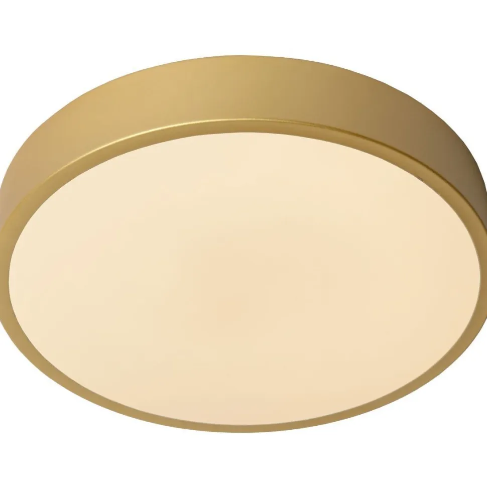 LED-kattovalaisin Lucide Unar Ø20cm, himmennettävä, 2700K, mattakulta