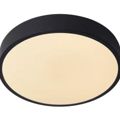 LED-kattovalaisin Lucide Unar Ø20cm, himmennettävä, 2700K, mattakulta
