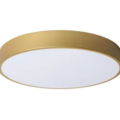 LED-kattovalaisin Lucide Unar Ø20cm, himmennettävä, 2700K, mattakulta