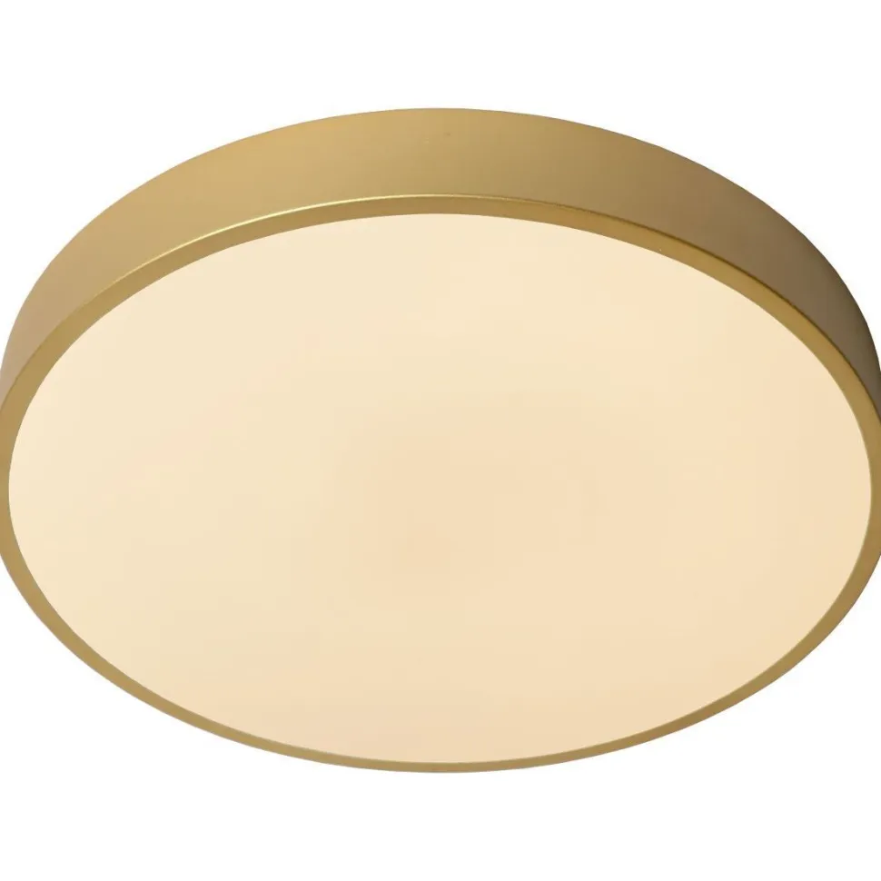 LED-kattovalaisin Lucide Unar Ø20cm, himmennettävä, 2700K, mattakulta