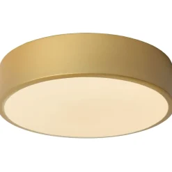LED-kattovalaisin Lucide Unar Ø20cm, himmennettävä, 2700K, mattakulta