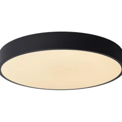 LED-kattovalaisin Lucide Unar Ø20cm, himmennettävä, 2700K, mattakulta