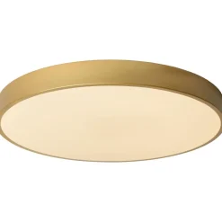 LED-kattovalaisin Lucide Unar Ø20cm, himmennettävä, 2700K, mattakulta