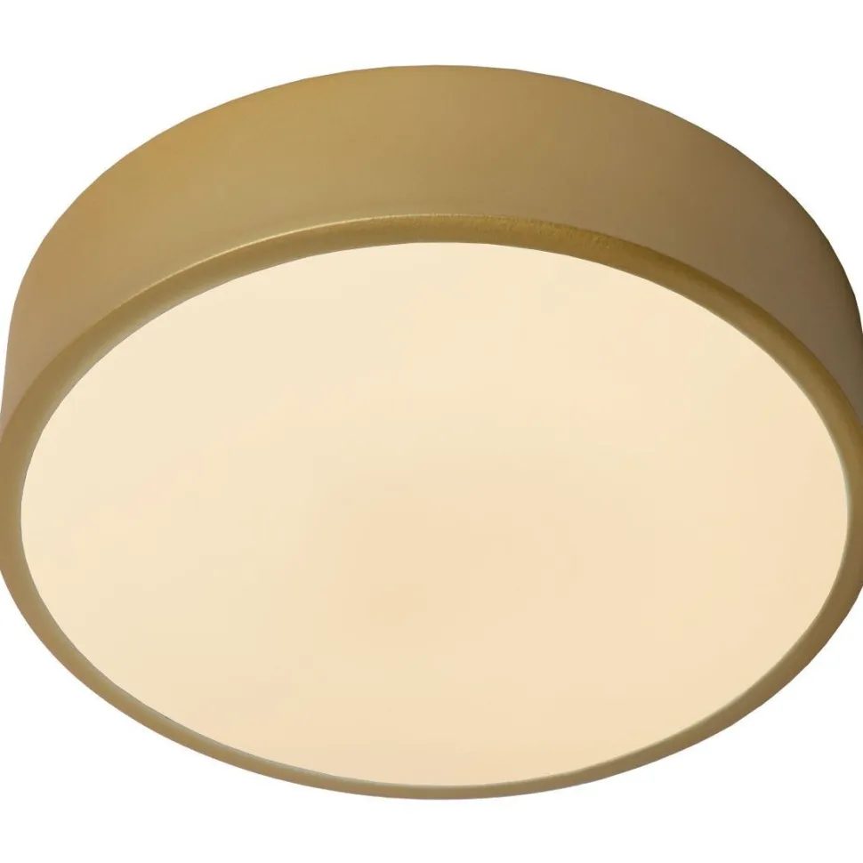 LED-kattovalaisin Lucide Unar Ø20cm, himmennettävä, 2700K, mattakulta