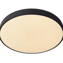 LED-kattovalaisin Lucide Unar Ø20cm, himmennettävä, 2700K, mattakulta