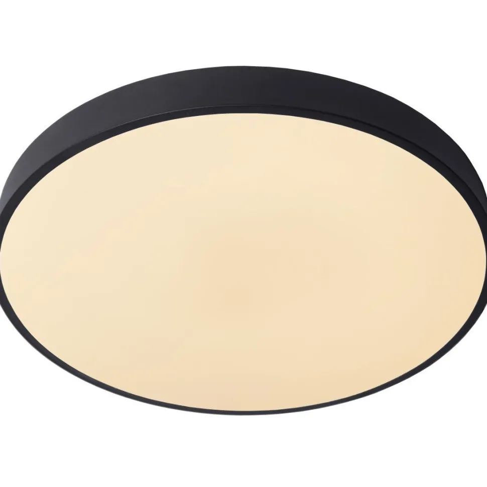 LED-kattovalaisin Lucide Unar Ø20cm, himmennettävä, 2700K, mattakulta