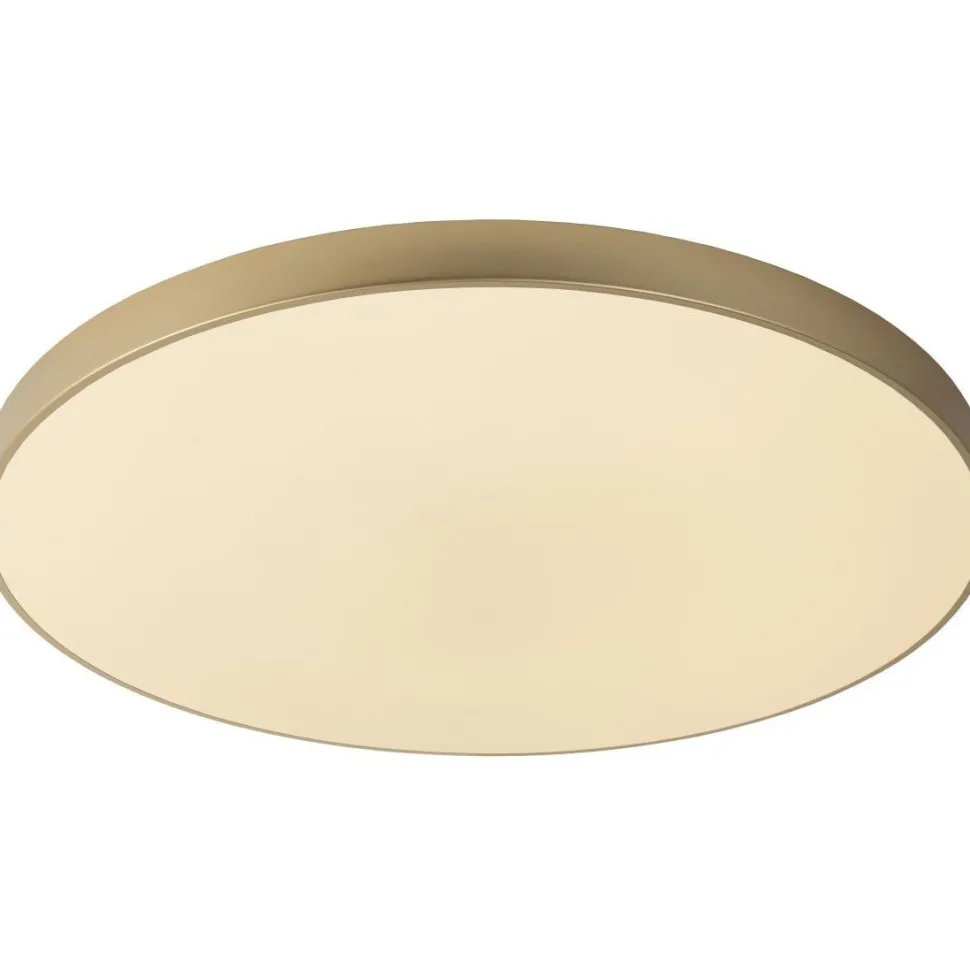 LED-kattovalaisin Lucide Unar Ø20cm, himmennettävä, 2700K, mattakulta