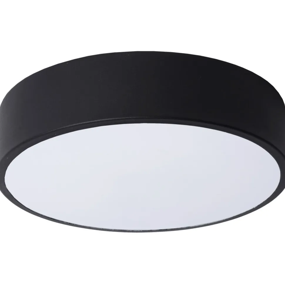 LED-kattovalaisin Lucide Unar Ø20cm, himmennettävä, 2700K, mattakulta