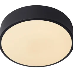 LED-kattovalaisin Lucide Unar Ø20cm, himmennettävä, 2700K, mattakulta