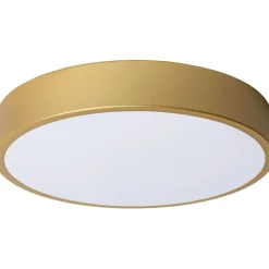 LED-kattovalaisin Lucide Unar Ø20cm, himmennettävä, 2700K, mattakulta