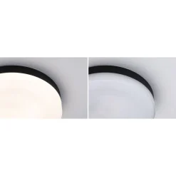 LED-kattovalaisin Paulmann Amalie, 2700K, himmennettävä, mattamusta