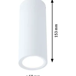 LED-kattovalaisin Paulmann Barrel, 2700K, 470lm, 6W, himmennettävä, harjattu rauta
